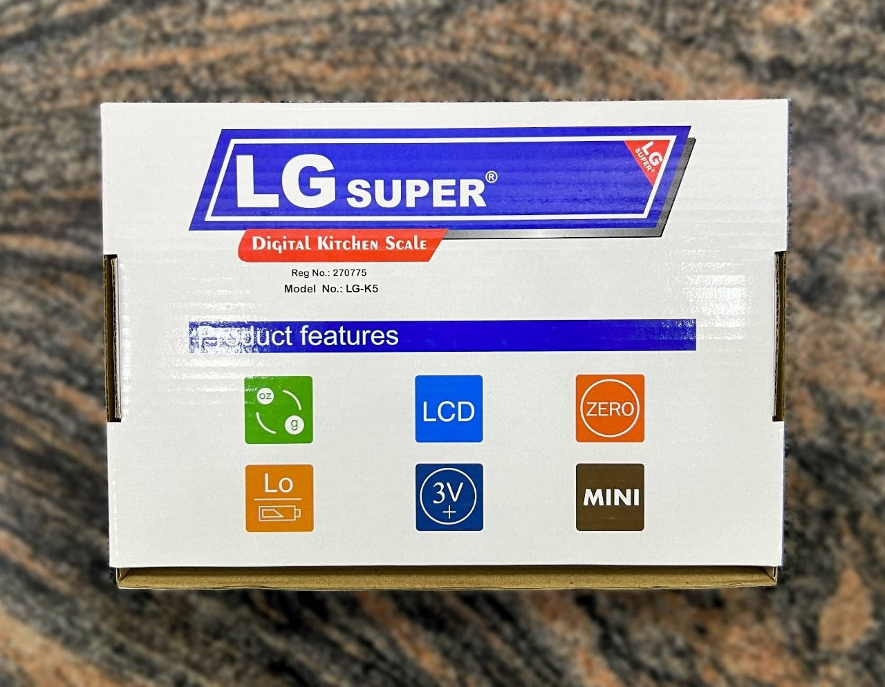 Picture of LG Super Digital Kitchen Scale LG-K5 Blue 