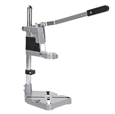 Picture of Electric Drill Stand With Base Frame Silver 