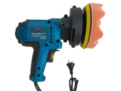 Picture of Car Polisher 5 Inches with Buffing Pad and Clothes (HR-SH43) Blue 
