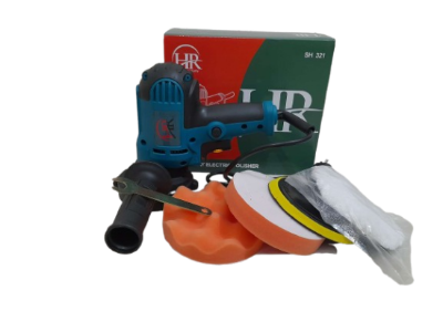 Picture of Car Polisher 5 Inches with Buffing Pad and Clothes (HR-SH43) Blue 