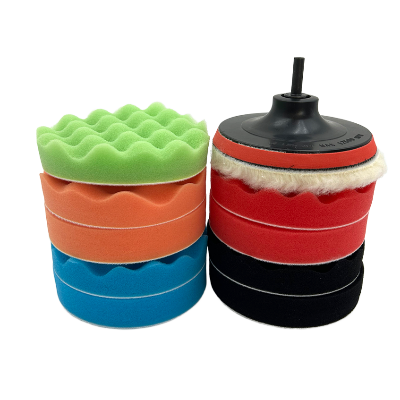 Picture of 5 Inch 12 pcs Polishing Foam Set With Buffing Pad Suitable for car Polisher  