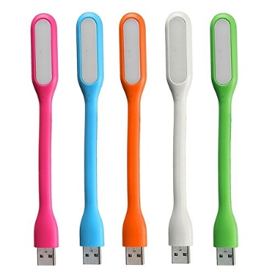 Picture of Mini Portable 5V 1.2W Super Bright Book Light Cheap Flexible Lamp For Laptop Bank For Power PC Computer Laptop Night Lighting-The Asia Express - Multicolor