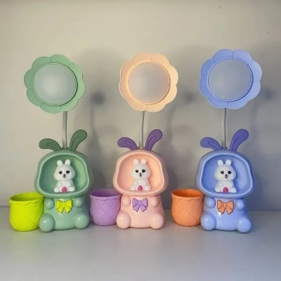 Picture of 3 in 1 eye protection table lamp,,cutty flower led light,table lamp,sharpner lamp- The Asia Express - Multicolor