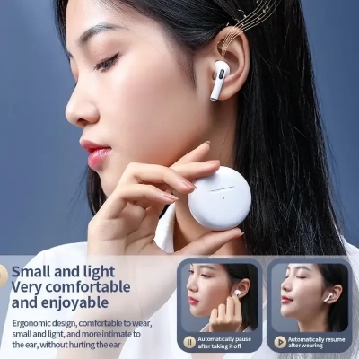 Picture of For Xiaomi iPhone Huawei Samsung TWS Pro6 Bluetooth Earphone Headphones Noice Cancelling Earbuds With Mic Pro6 Wireless Headset- The Asia Express - Multicolor