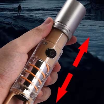 Picture of LED Strong Light Flashlight Torch Outdoor Multi Function Emergency Rescue Camping Light USB Chargeable Waterproof Night Lamp- The Asia Express
