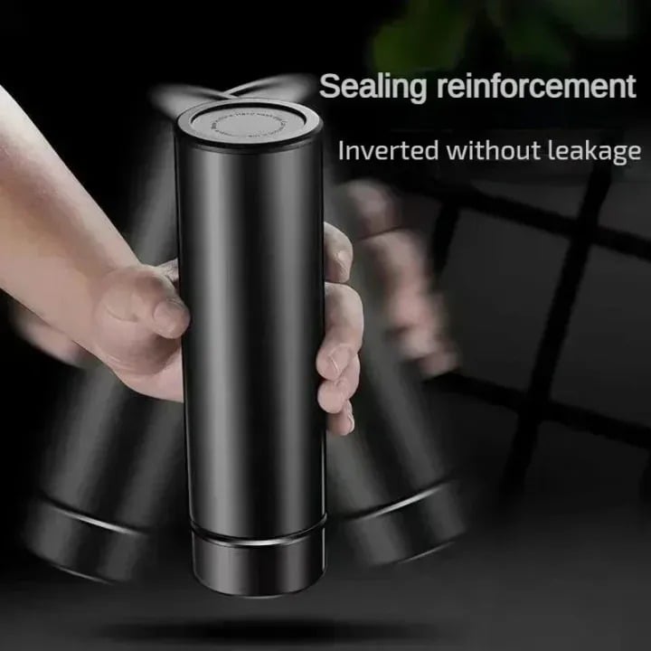 Picture of 500ml Stainless Steel Thermos Bottle with Digital Temperature Display LED Intelligent Temperature Measurement Cup Vacuum Flask- The Asia Express - Multicolor
