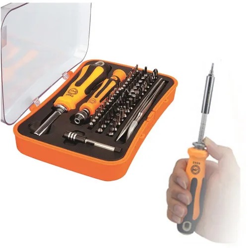 Picture of 52-in-1 Household Multi-Function Precision Repair Tool Kit – Professional Screwdriver Set for Computer, Laptop, PC, Mobile & Electronic Device Maintenance – All-in-One DIY Hardware Repair Toolkit- The Asia Express - Multicolor