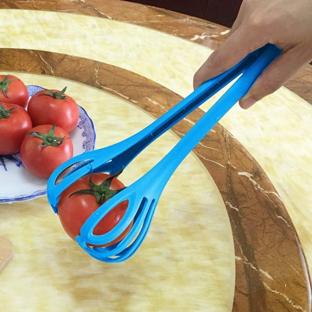Picture of Egg Beaters Manual Whisk & Food Clip – Plastic Hand Stirring Stick, Manual Mixer for Eggs, Sauces, Foam & Baking, Handy Kitchen Tool baking manual noodle tongs and spoons- The Asia Express - Multicolor