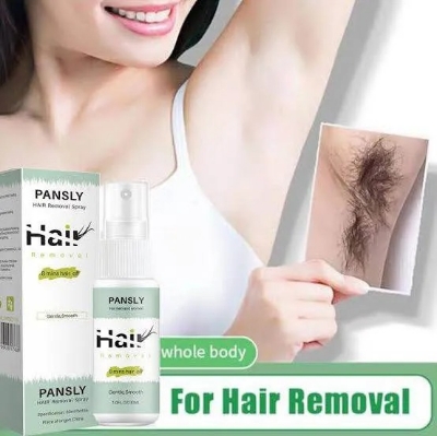 Picture of PANSLY Painless Hair Removal Spray 30ml – Quick & Gentle Hair Remover with Hair Growth Inhibitor for Face, Arms, Legs, Underarms & Bikini Area (Men & Women) - The Asia Express