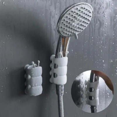 Picture of 2pcs Bathroom Punch-Free Relocatable Wall Shower Head Bracket Suction Cup Holder-The Asia Express