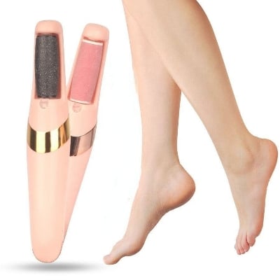 Picture of Rechargeable Electric Callus Remover for Feet – 2-Speed Powerful Foot Sander with Coarse & Fine Roller Heads for Removing Dead Skin, Cracked Heels & Hard Callus – Safe, Compact & Travel-Friendly Foot Care Tool for Smooth, Soft Feet- The Asia Express - Multicolor