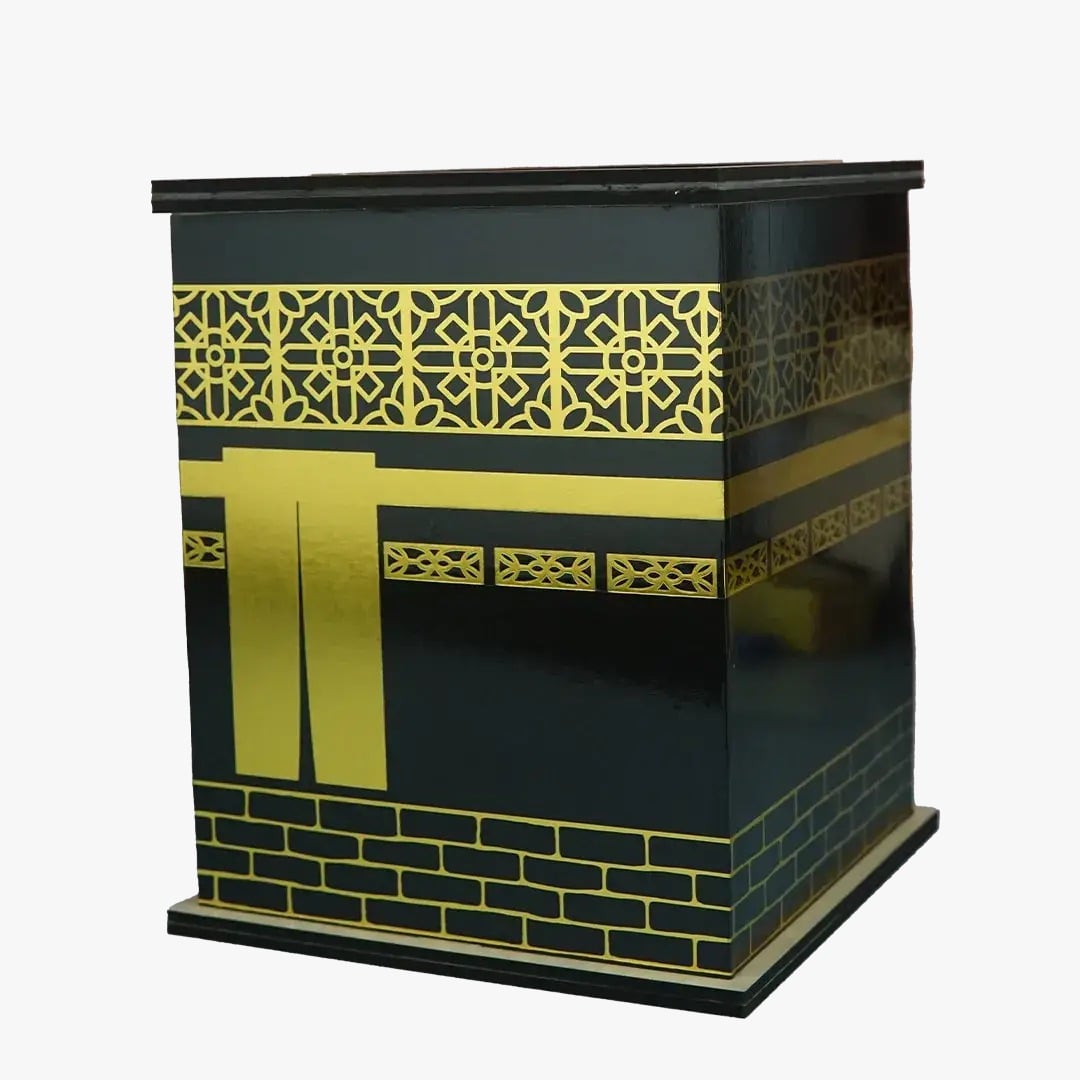 Picture of Kabba Umrah Savings Bank – Premium Umrah Saving Box for Daily Money Collection & Holy Trip Planning- The Asia Express - Black