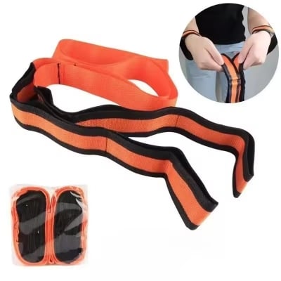 Picture of Heavy Duty Furniture Moving & Lifting Straps – Adjustable Labor Saving Carry System for Easy Moving, Lifting & Carrying Heavy Furniture, Electrical Appliances & Bulky Items (Reusable & Durable Design) - The Asia Express - Orange