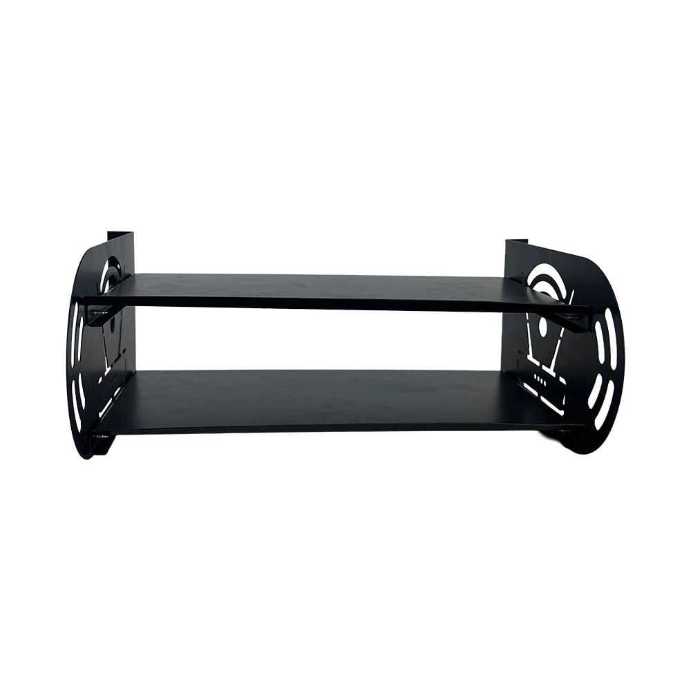 Picture of New Updated Double Layer Router Stand – Wall Mounted 100% Metal WiFi Router Shelf with Laser Cut Design for Home & Office - The Asia Express