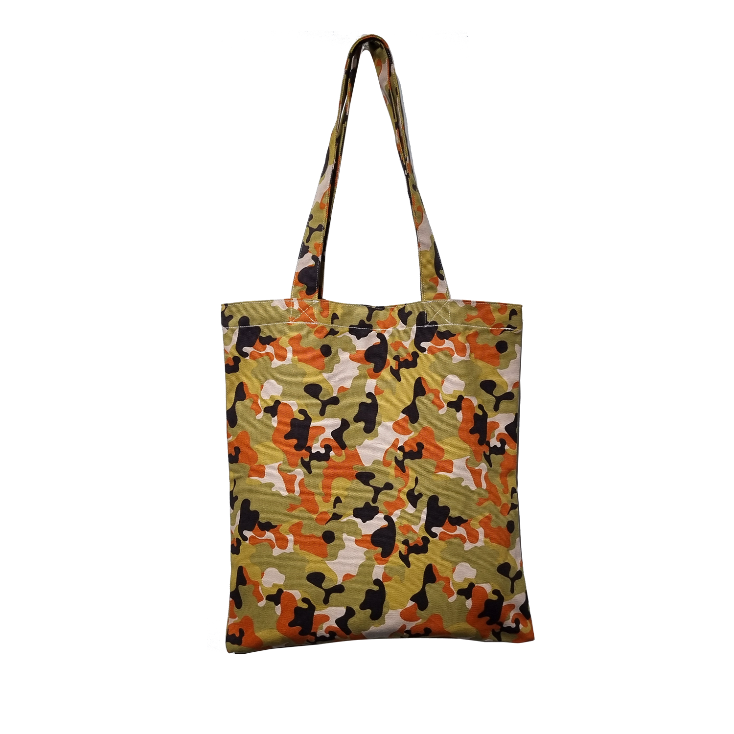 Picture of Girls Fashionable Multicolor Camo Tote Bag