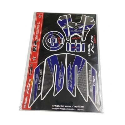 Picture of Yamaha R15 V3 Full Set Tank Pad Metal - Black
