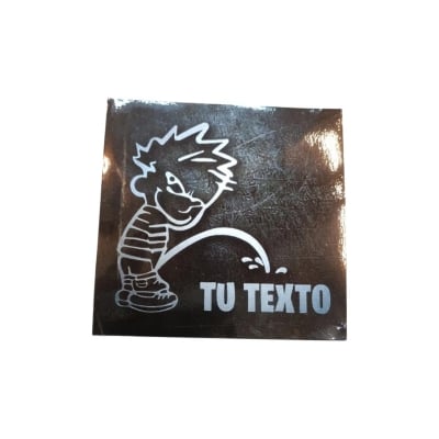 Picture of Tu Texto Sticket - Black