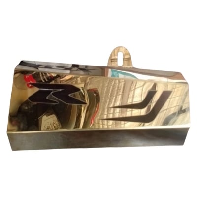 Picture of Suzuki Gsxr Silencer Cover Metal Gold