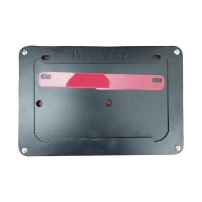 Picture of Hero Digital Number Plate Cover Metal - Gold