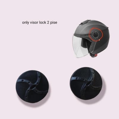 Picture of Gliders Half Face City Helmet Ar Visor Lock -  Black