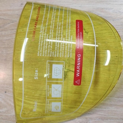 Picture of Mibk Helmet Visor Glass 603 Night Vision Glass -  Yellow
