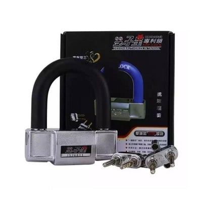 Picture of Disc Lock Double Key Anti Acid Heavy Duty - Silver