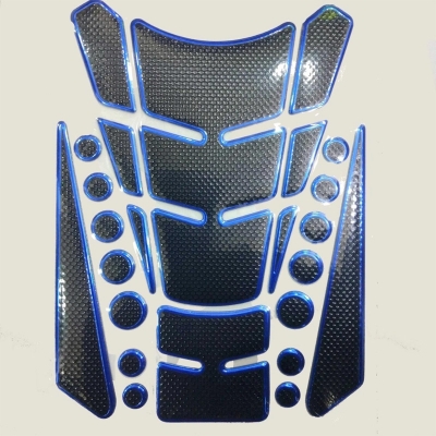 Picture of 3D Universal Carbon Fiber Tank Pad Protector Sticker For Motorcycle Tank Protector