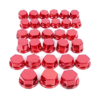 Picture of 30Pcs/Set Motorcycle Nut Bolt Cap Cover