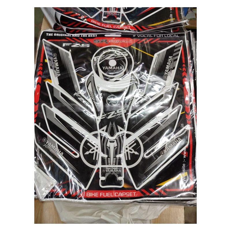 Picture of Yamaha V2 And V3 Full Set Tank Pad Ambos - Black