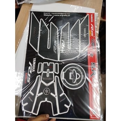 Picture of Yamaha R15 V3 Full Set Tank Pad Metal - Black