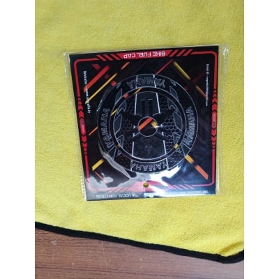 Picture of Yamaha Fz V2 -V3 V1 Tank Caps Sticker Full Metal - Red