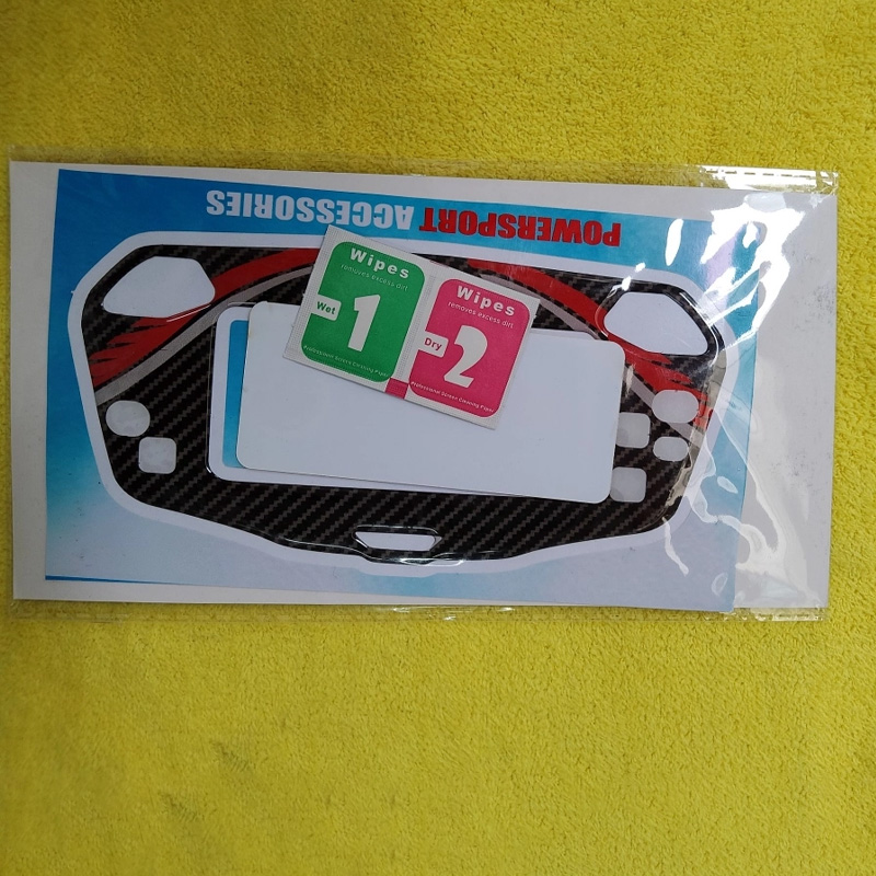 Picture of Suzuki Gixxer And Sf New Model Meter Protector Ambos Sticker - Red