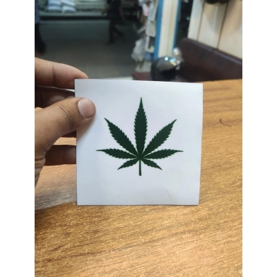 Picture of Marijuana, Green Cannabis Leave Stick - Green