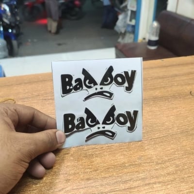 Picture of Bad Boy Sticker - Black