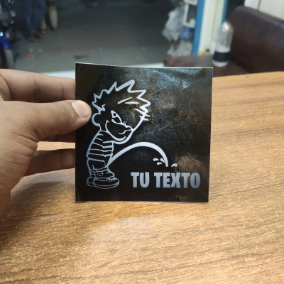 Picture of Tu Texto Sticket - Black