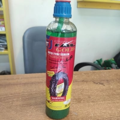 Picture of Auto Tire Sealer Gel For Bike And Car- 500 Ml (1Pcs) - Black