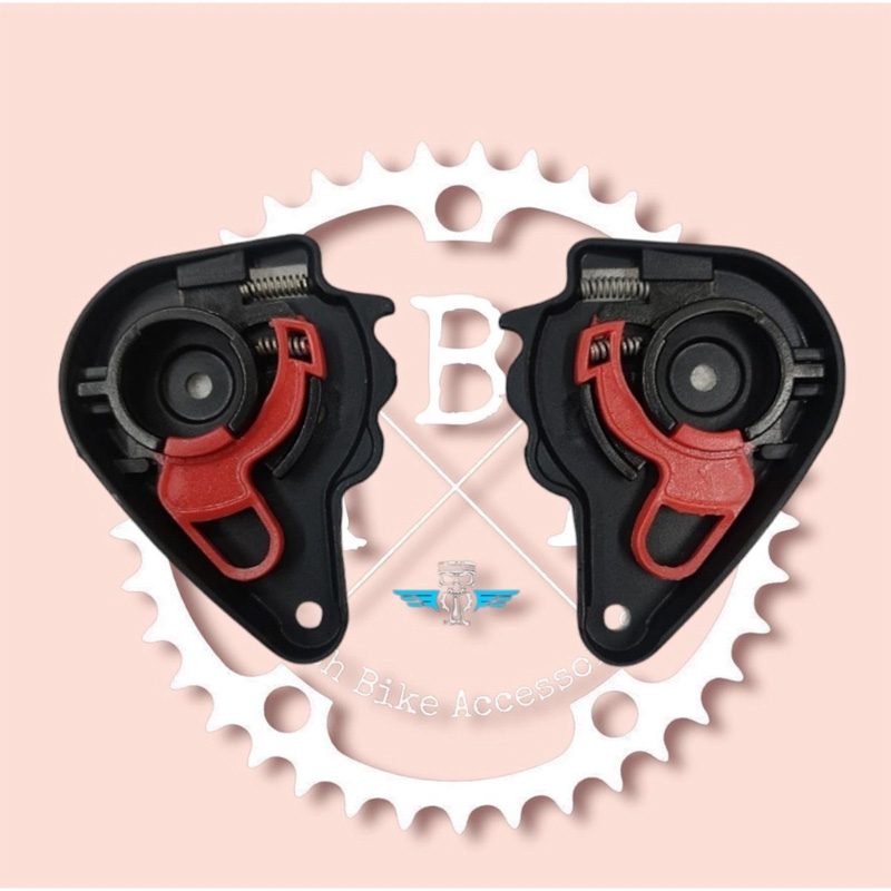 Picture of Studded Thunder Helmet Visor Lock -  Black