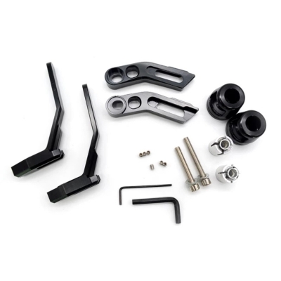 Picture of Motorcycle Brake Clutch Lever Protector Protection Hand Guard Bule