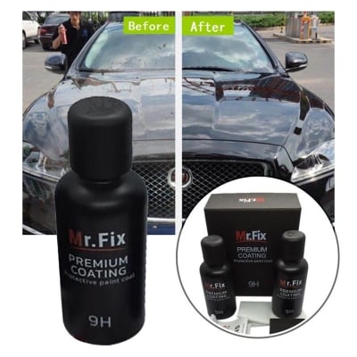 Picture of Mr. Fix 50Ml Upgraded 9H Ceramic Coat Car Polish Liquid Crystal Set High Density Car Super Hydrophobic Glass Coating