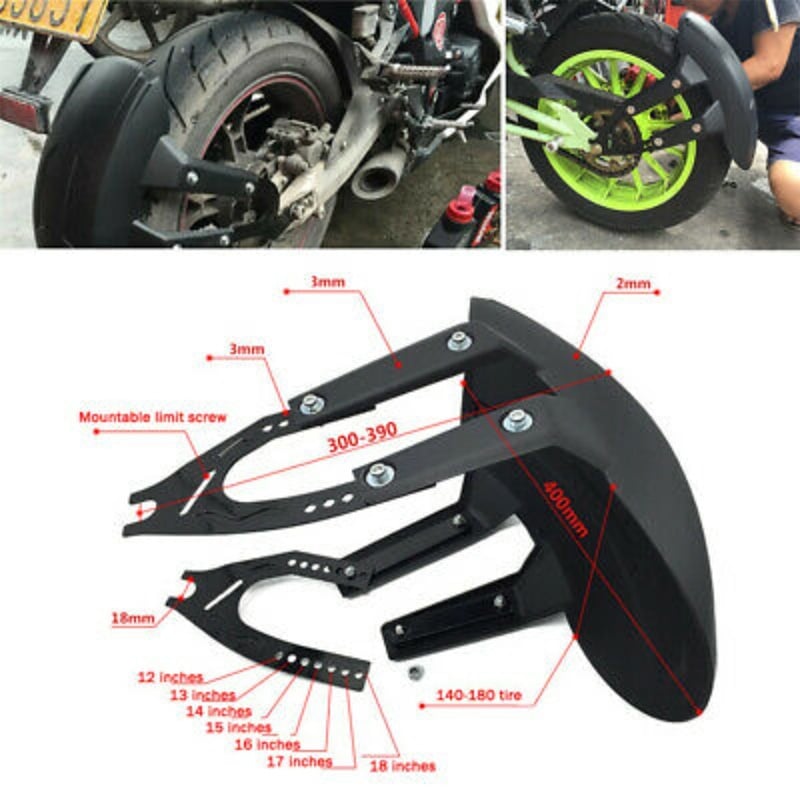 Picture of Fender For Motorcycle Rear Guard/Mudguard Use Any Season For Any Motorcycle Look Beautiful