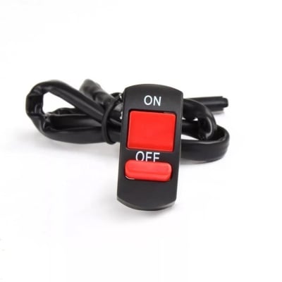 Picture of Generic Motorcycle Fog Light 3 Wire On/Off Switch For Emergency Indicators