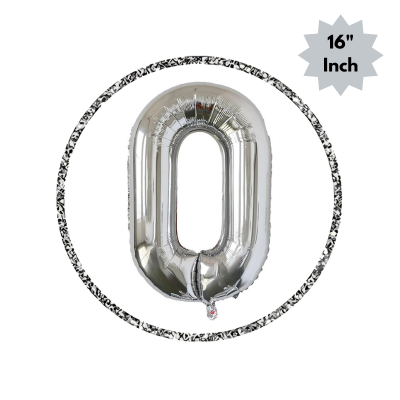 Golden & Silver Letter Foil Balloon (16” Inch) for Birthdays, Anniversaries & Party Decoration - (Pack of 1 Pcs)