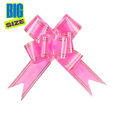 Pull Flower Ribbon Bow – Perfect for Present Boxes, Party, Anniversary & Festival Gift Wrapping (Pack of 10 Pcs)