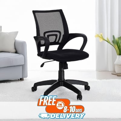 Picture of Furniture Finds Executive Chair FF-EC-01p Smart Office Executive Chair (Plastic Base) - Black