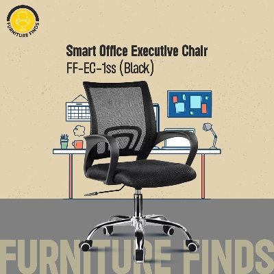 Picture of Furniture Finds Executive Chair FF-EC-01ss (Black)  Smart Office Executive Chair
