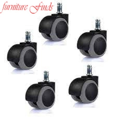 Picture of Furniture Finds Chair Wheel 5Pc (Black)
