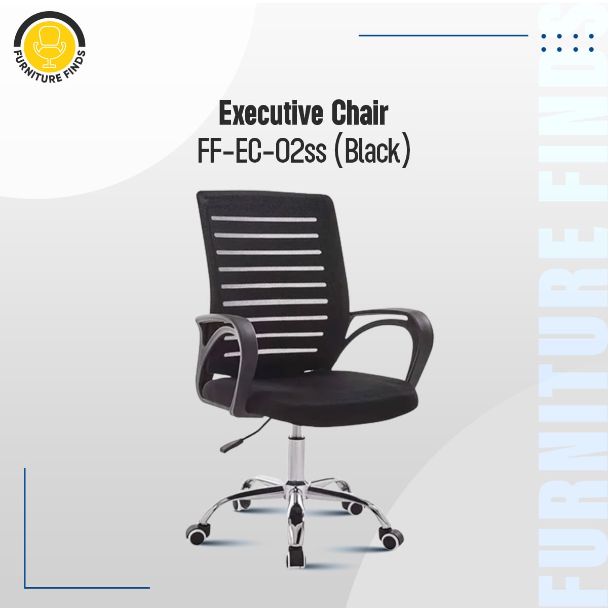 Picture of Furniture Finds Executive Chair FF-Ec-02ss (Black) Office Executive Chair(9k Model)