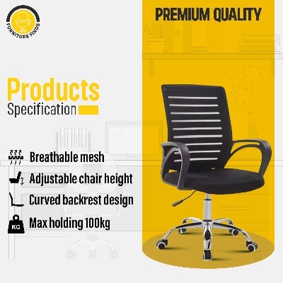 Picture of Furniture Finds Executive Chair FF-Ec-02ss (Black) Office Executive Chair(9k Model)