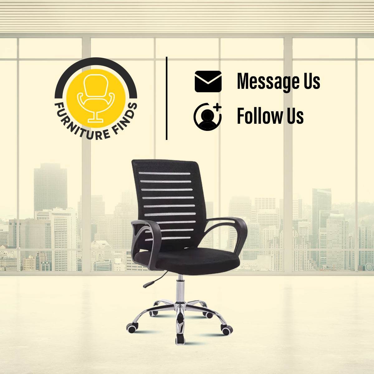 Picture of Furniture Finds Executive Chair FF-Ec-02ss (Black) Office Executive Chair(9k Model)