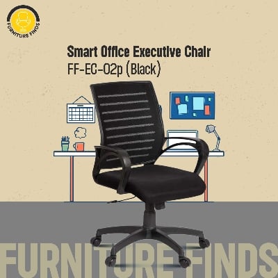 Picture of Furniture Finds Executive Chair FF-EC-02p Black Smart Office Executive Chair (9k Model)